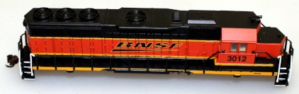 (image for) Body Shell - BNSF # 3012 (N GP40)